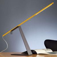 Jella gul designerskrivebordslampe med LED-lys
