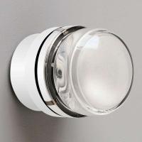 Fresnel -  vegglampe med glasslinse, hvit - IP44