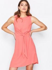 Loose-fit dresses - Coral New Look Tie Front Mini Dress
