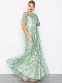 Maxikjole - Mønstret NLY Eve Embroidered Mesh Gown