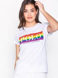 T-skjorter - White Polo Ralph Lauren Rainbow Pride Tee