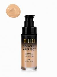 Concealer - Warm Beige Milani Conceal & Perfect Liquid Foundation