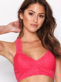 Bandeau & Soft-Bra - Red Berry Free People Galloon Lace Racerback