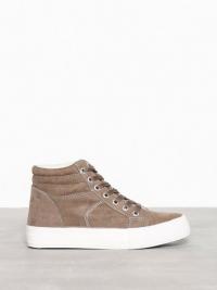 New Look Suedette High Top Borg Trainers