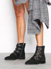 River Island Buckle Detail Flat Boot