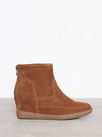 Wedge - Cognac Duffy Leather Boot