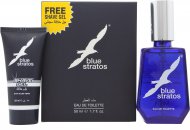 Parfums Bleu Limited Blue Stratos Gavesett 50ml EDT + 25ml Shave Gel