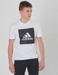 Adidas Performance, YB MH BBOS T, Hvit, T-shirt/Singlet för Gutt, 128 cm