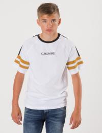 Grunt, Alexander Tee, Hvit, T-shirt/Singlet för Gutt, S