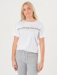 Perrelli Street Wear, JORDAN SS TEE, Hvit, T-shirt/Singlet för Jente, 170-176