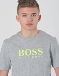 BOSS, SHORT SLEEVES TEE-SHIRT, Grå, T-shirt/Singlet för Gutt, 16 år