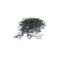 Everneed Silicone Rubber Bands - Black 100 Pieces 2814