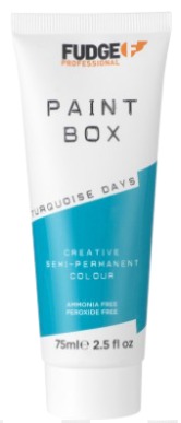 Fudge Paint Box Creative Semi-Permanent Colour Turquoise Days 75 ml