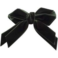 Gong Accessories Annamay Velvet Bow  Green