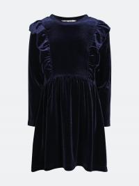 Janny kjole i fløyel - Blå