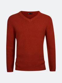 Wayne strikket genser i ullblanding - Rød