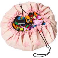 Play & Go Lekematte og oppbevaring, Pink Elephant, Designer Collection One Size