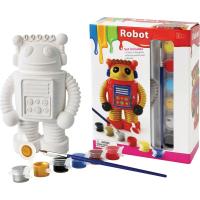 Oliver & Kids Mal figur i porselen, Robot 3 - 8 years