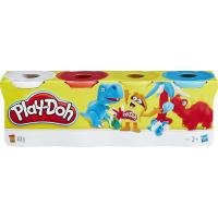 Play-Doh Classic Colours, 4-pack, Blå/Rød/Hvit/Gul 24 months - 5 years