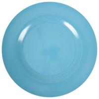 Rice Melamine Round Side Plate Turquoise One Size