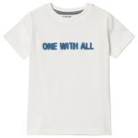 One We Like T-shirt One With All Cloud Hvit 4 år