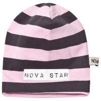 Nova Star Beanie Striped Pink S (1-2 år)