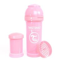 Twistshake Tåteflaske Anti-Kolikk 260ml Pastel Pink 2+m One Size