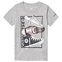 Converse Grey Stacked Chucks Print T-Shirt 4-5 years