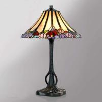 Tori bordlampe i Tiffany-stil