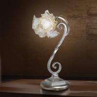 Smijerns bordlampe Rose med Muranoglass