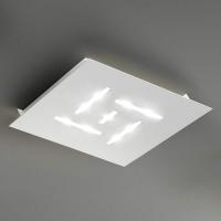Ultraflat LED-taklampe Pattern, hvit