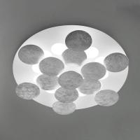 Belagt med sølvfolie - LED-taklampe Nuvola