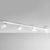 LED-taklampe Line med fire lys, hvit