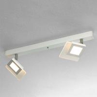 Vakker LED-taklampe Line med 2 lys, hvit