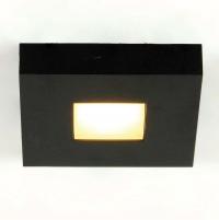 LED-taklampe Cubus i svart