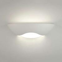 Velformet LED-vegglampe Ambra i keramikk