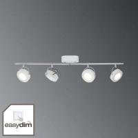 Hvit LED-takspot Allora - EasyDim-funksjon, 4 lys