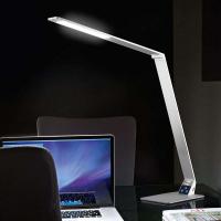Flat LED-skrivebordslampe Wasp i aluminum