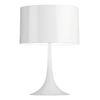Harmonisk SPUN LIGHT bordlampe i hvitt