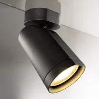 Designer LED-takspot Bilas med 1 lys, svart