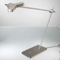 Førsteklasses LED-bordlampe MOX M3010, matt nikkel