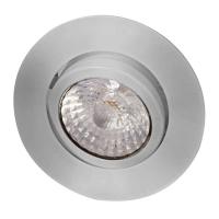 Rico LED innfellingsslampe, 6,5 W, børstet stål