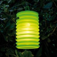 Flott hengelampe LAMPION til utebruk, grønn