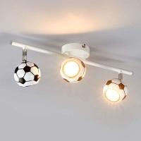 3 lys Fotball-taklampe Play med LED-lys