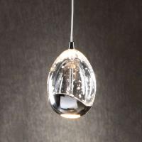Rocio - LED-hengelampe, ett lys, krom