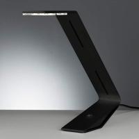 LED bordlampe Flad, svart