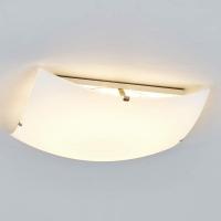 Enkel LED-taklampe Malia av glass