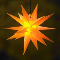 Den flotte stjernen Ganesha  m.18 spisser, gul