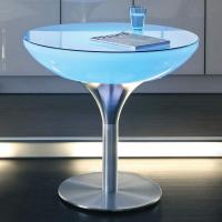 Styrbart bord Lounge LED Pro Accu 75 cm