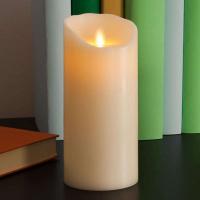 LED-stearinlys Flame av ekte voks, 18 cm